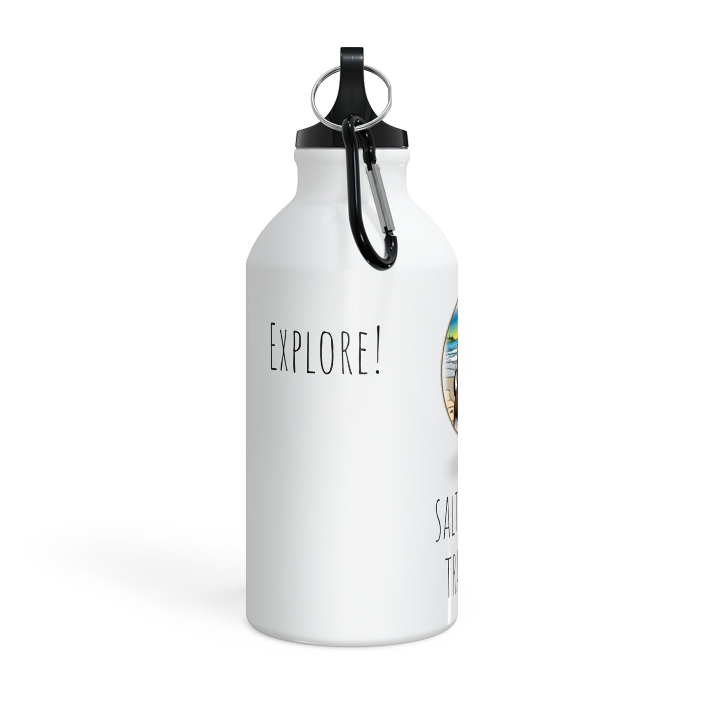 "Saltwater Travels" Dog (Springer) Oregon Sport Bottle - 13.5 oz