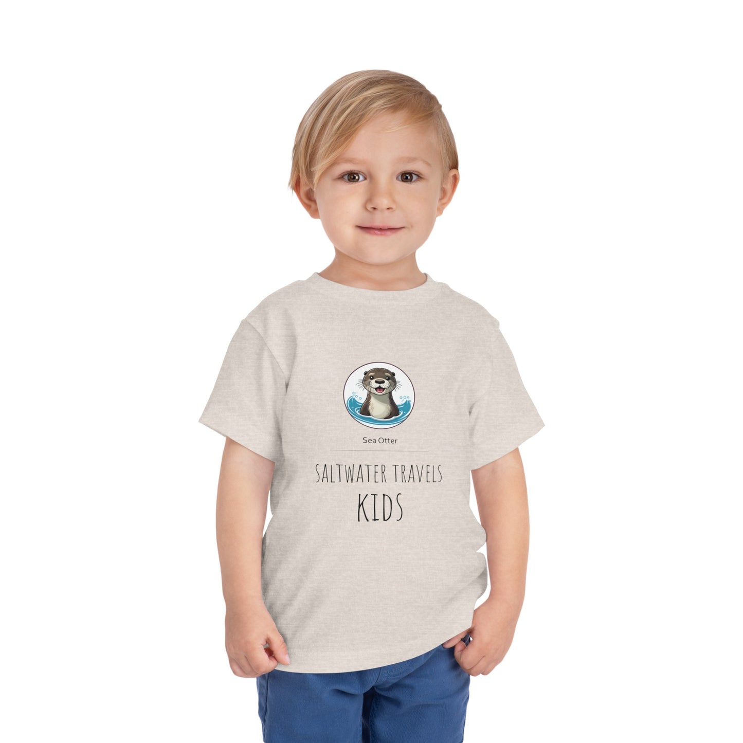 "Saltwater Travels" Toddler Short Sleeve Tee