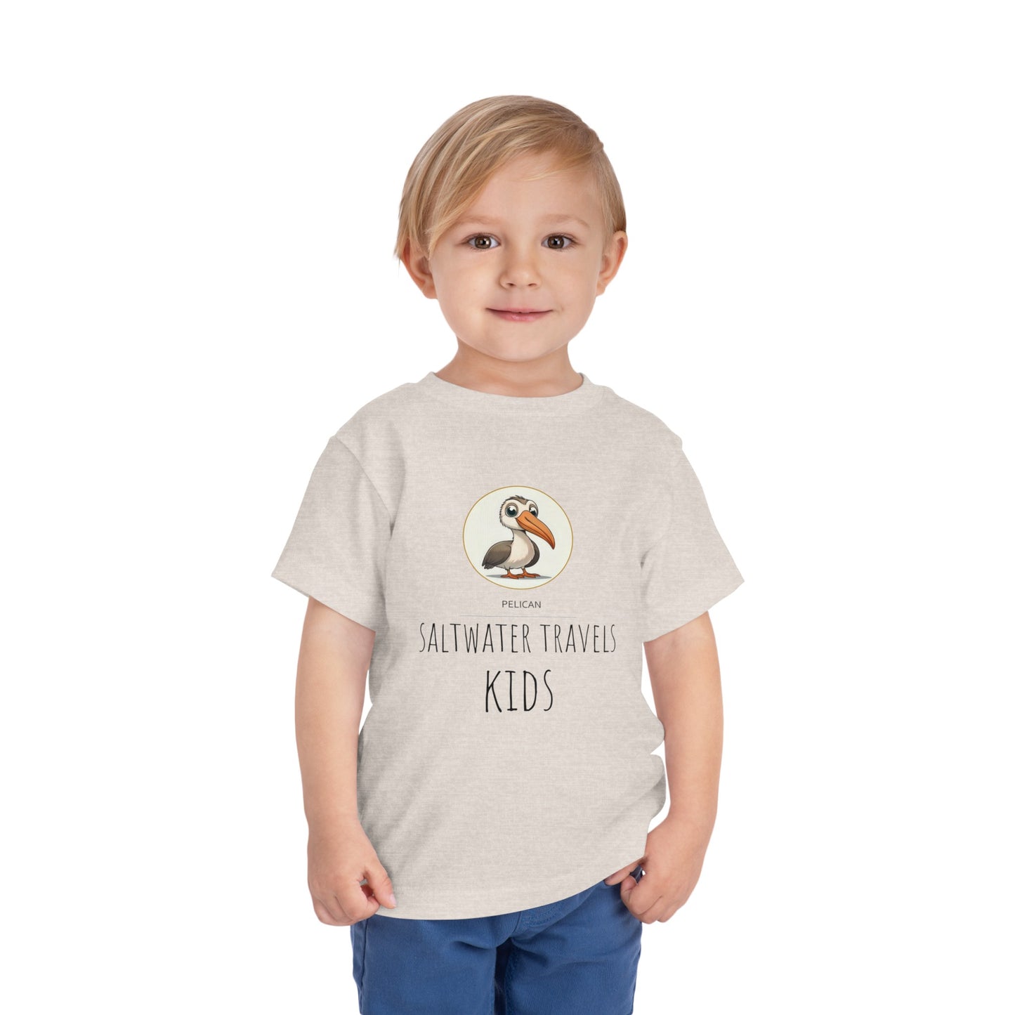 "Saltwater Travels" Toddler Short Sleeve Tee