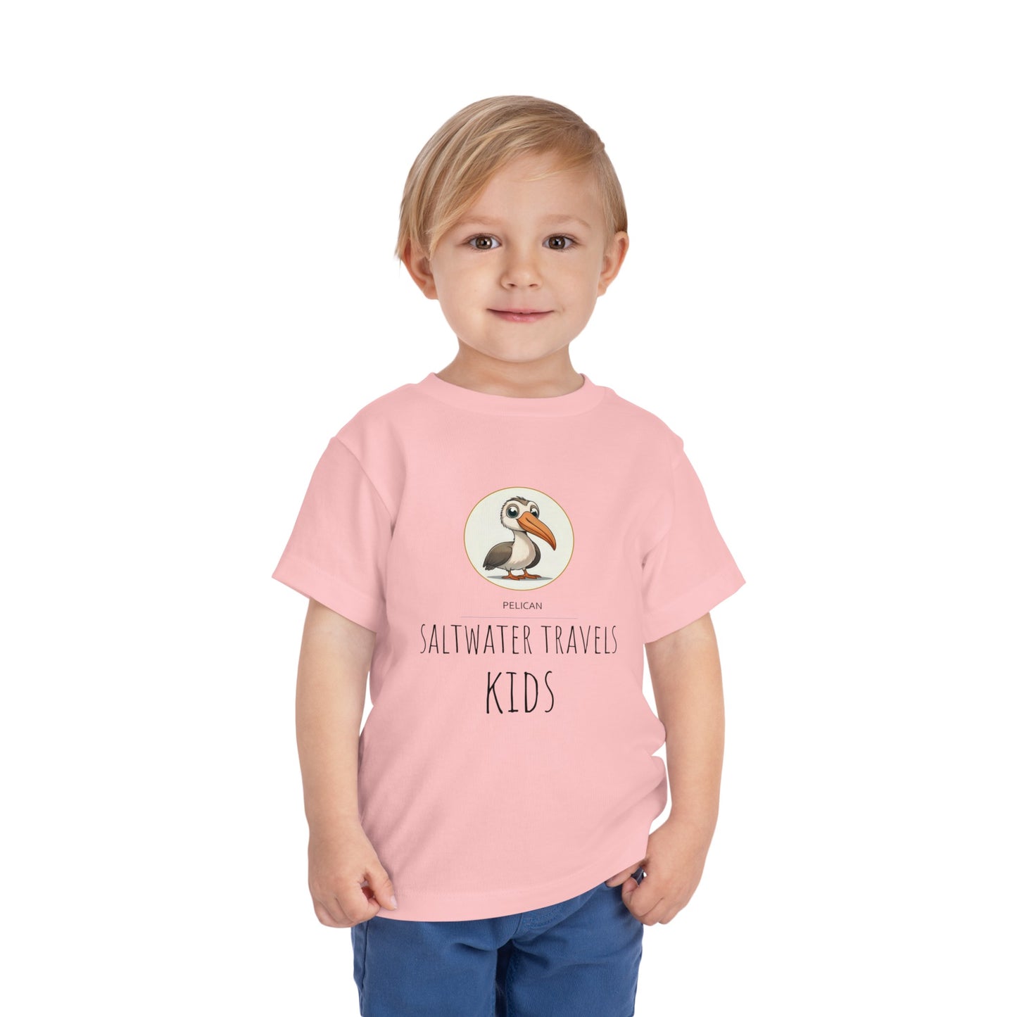 "Saltwater Travels" Toddler Short Sleeve Tee