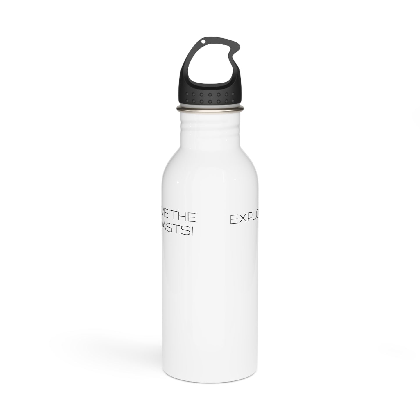 "Saltwater Travels" Beach Bus Stainless Steel Water Bottle - 20 oz.