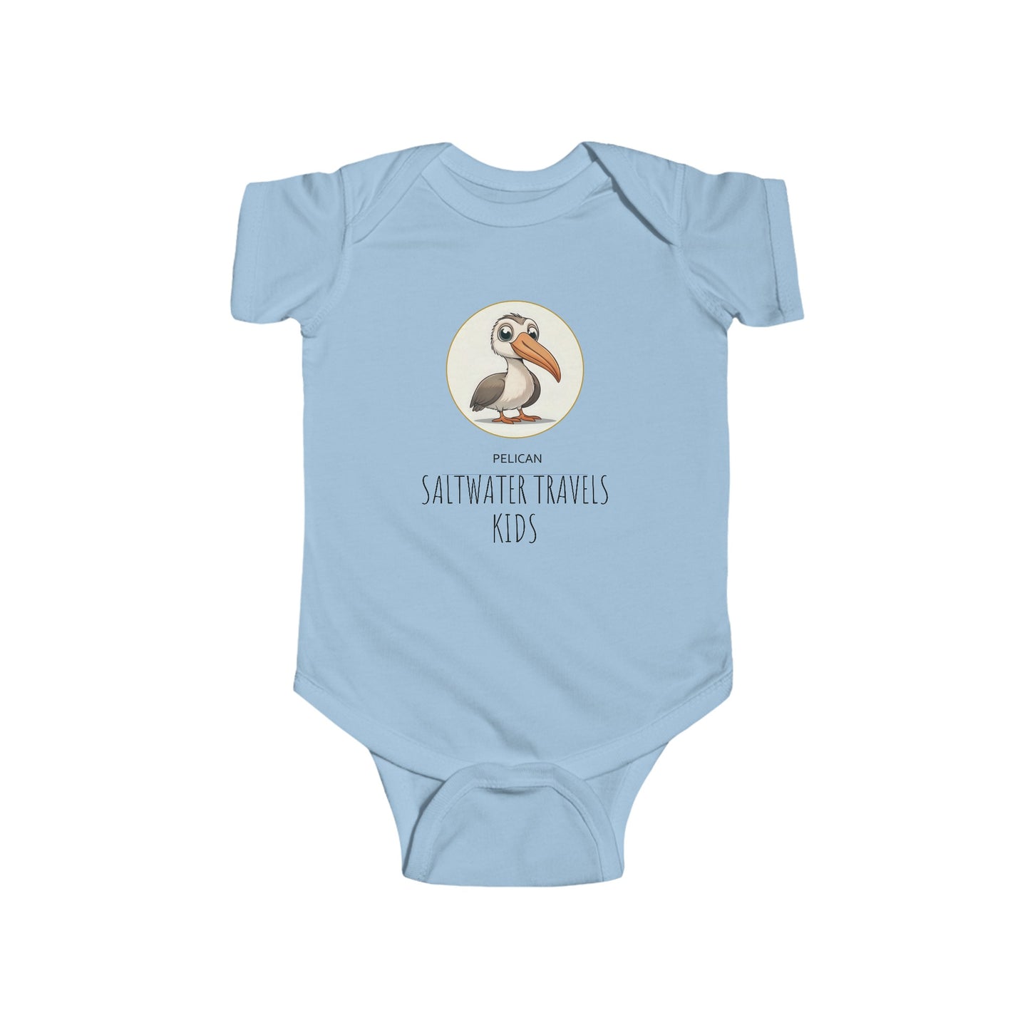 "Saltwater Travels" Infant Fine Jersey Bodysuit