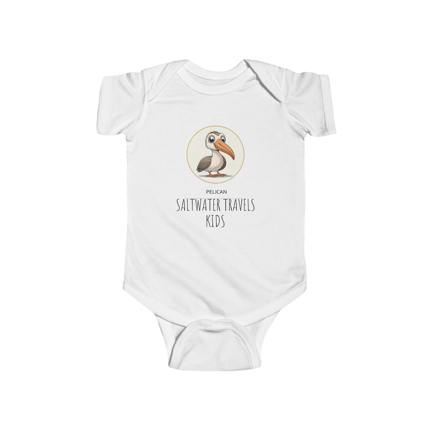 "Saltwater Travels" Infant Fine Jersey Bodysuit