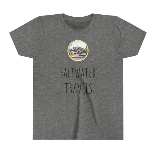 "Saltwater Travels"  Youth Short Sleeve Tee