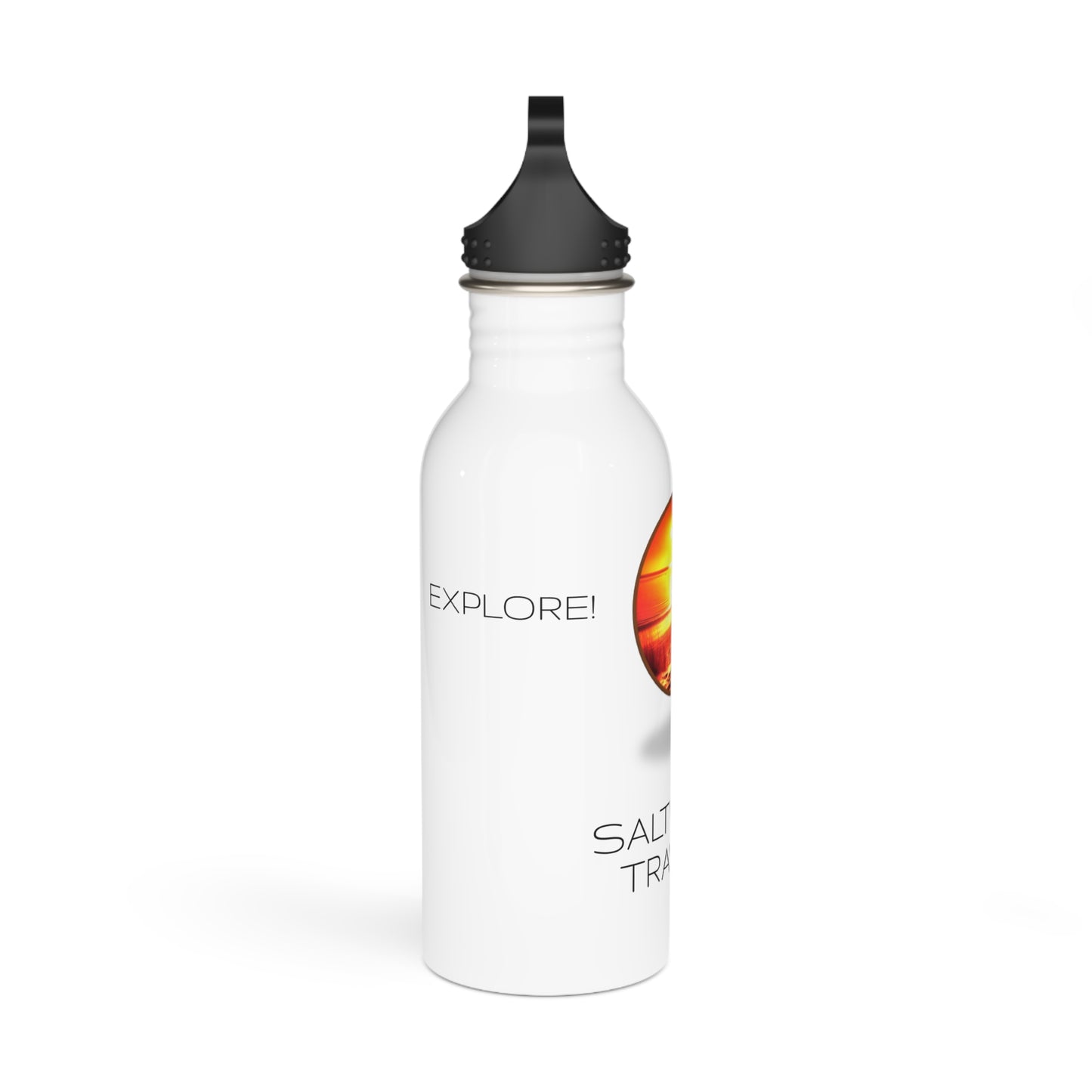 "Saltwater Travels" Bicycle Stainless Steel Water Bottle