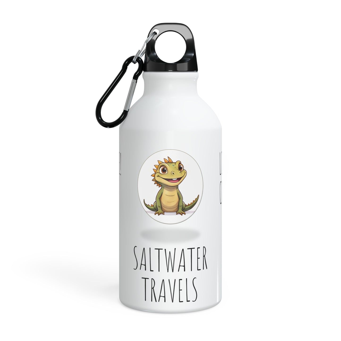 "Saltwater Travels" Iguana Oregon Sport Bottle