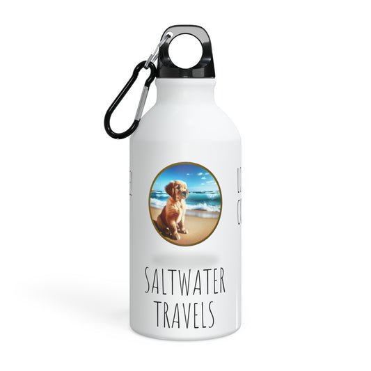 "Saltwater Travels" Retriever Puppy Oregon Sport Bottle - 13.5 oz.