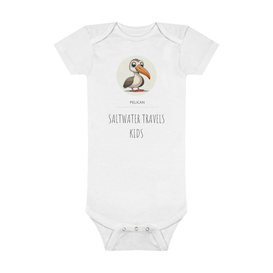 "Saltwater Travels" Onesie® Organic Baby Bodysuit